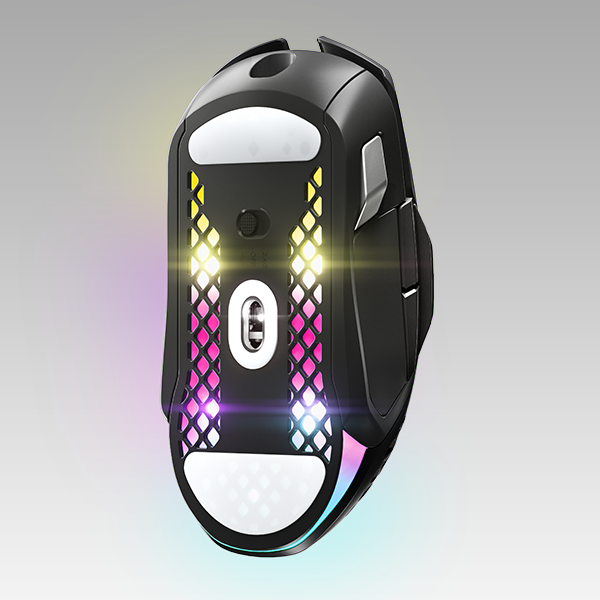 Maus SteelSeries Aerox 5 Wireless / Gleitfüße aus reinem PTFE SteelSeries Aerox 5 Wireless