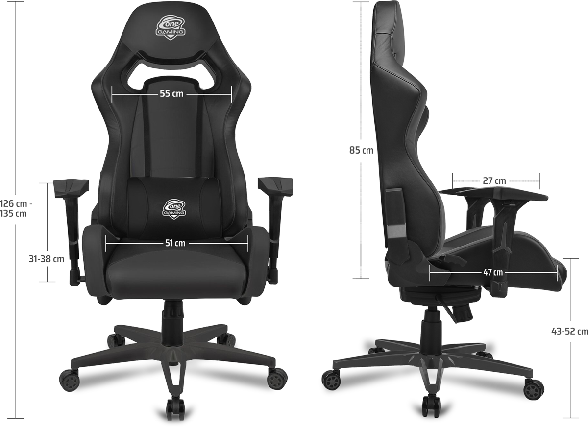 ONE GAMING Chair Ultra BLACK Gaming Stuhl, Bild 3 (18.07.2024)