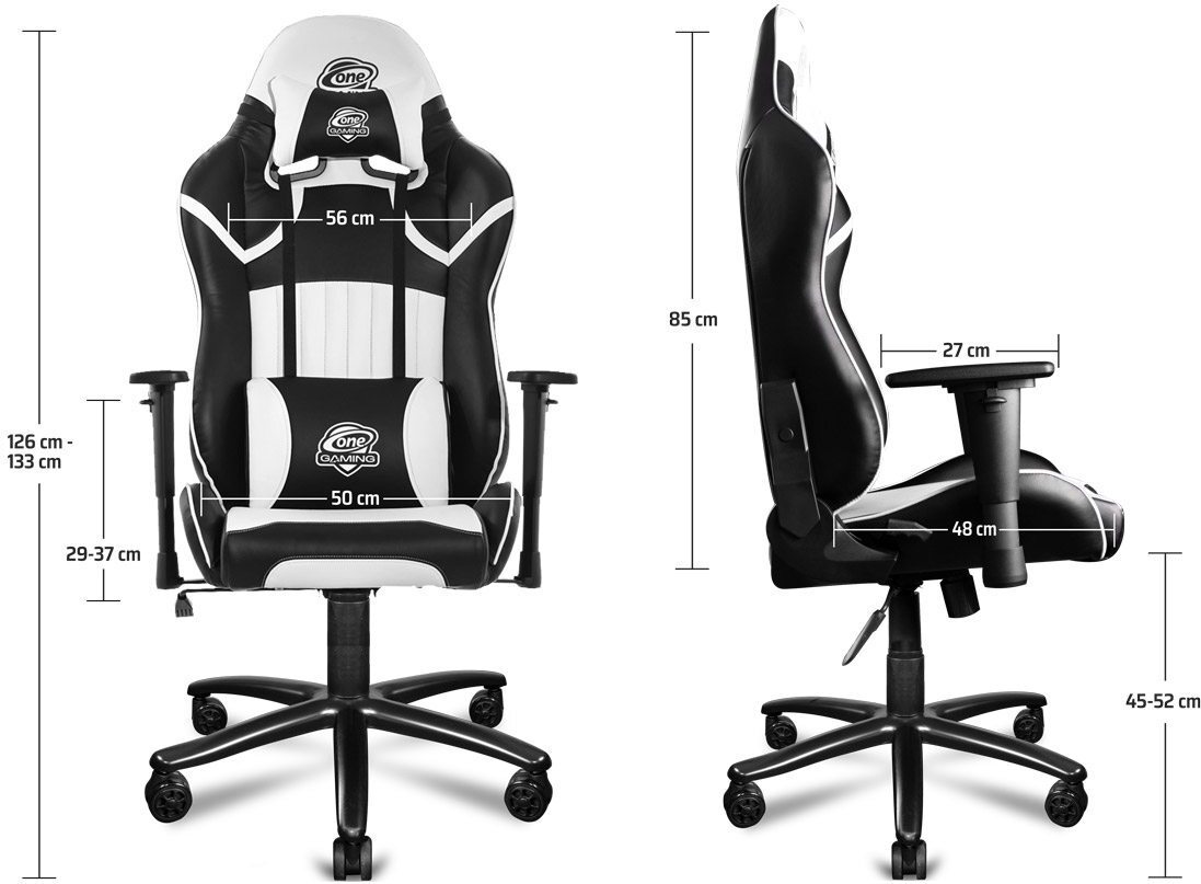 ONE GAMING Chair Pro SNOW V2 Gaming Stuhl, Bild 9 (30.10.2023)