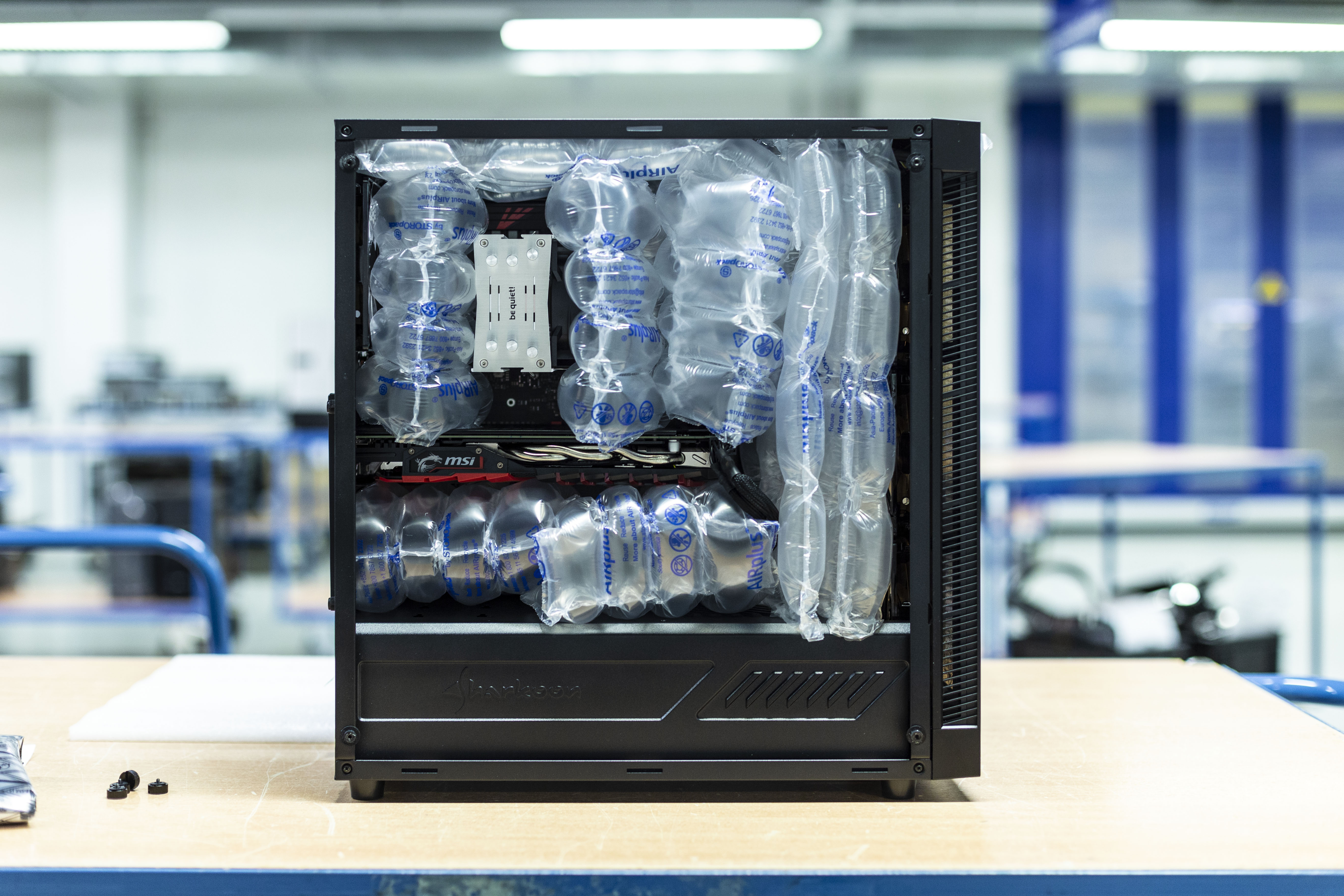 sichere Verpackung der PCs sichere Verpackung der PCs