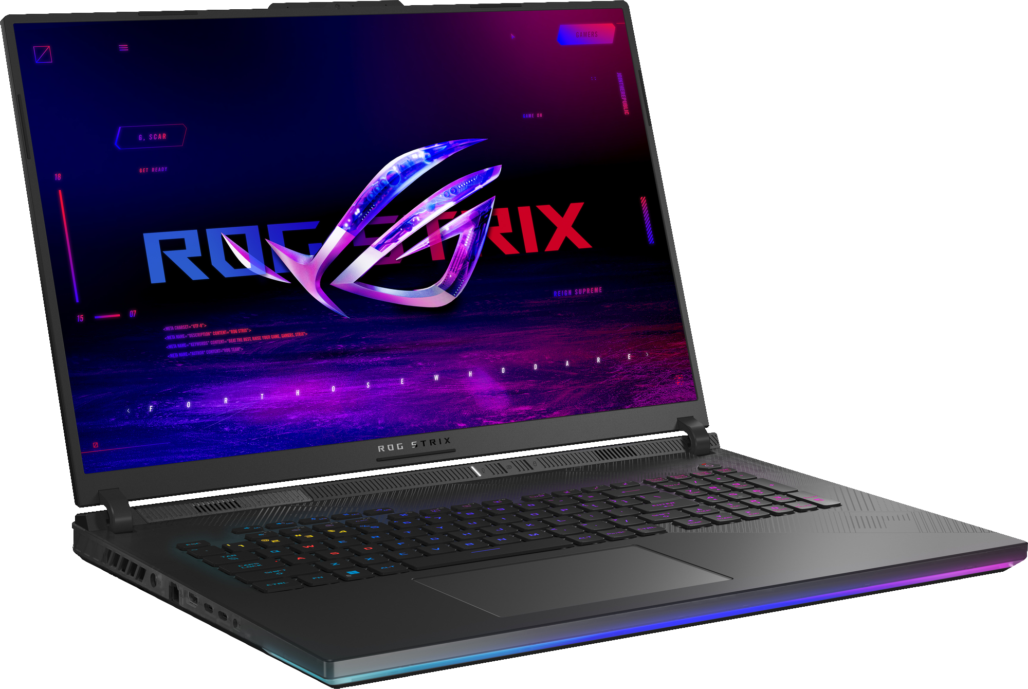 ASUS ROG Strix Scar 18 G834JZR-N6036W, Bild 4 (09.02.2024)