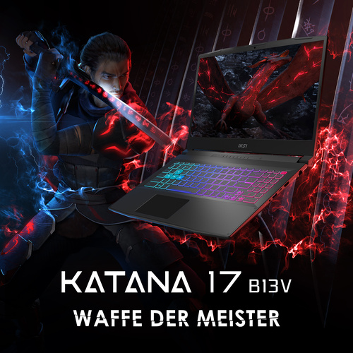 MSI Katana 17 B13VFK-1275 - WAFFE DER MEISTER MSI Katana 17 B13VFK-1275 - WAFFE DER MEISTER