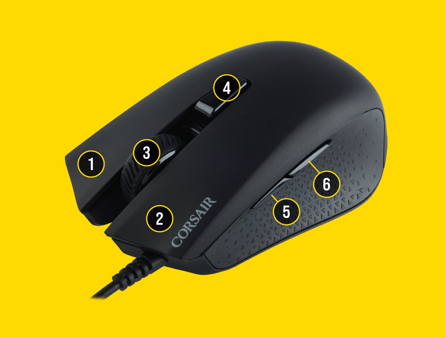 Gaming Maus CORSAIR HARPOON RGB WIRELESS / SECHS PROGRAMMIERBARE TASTEN alt