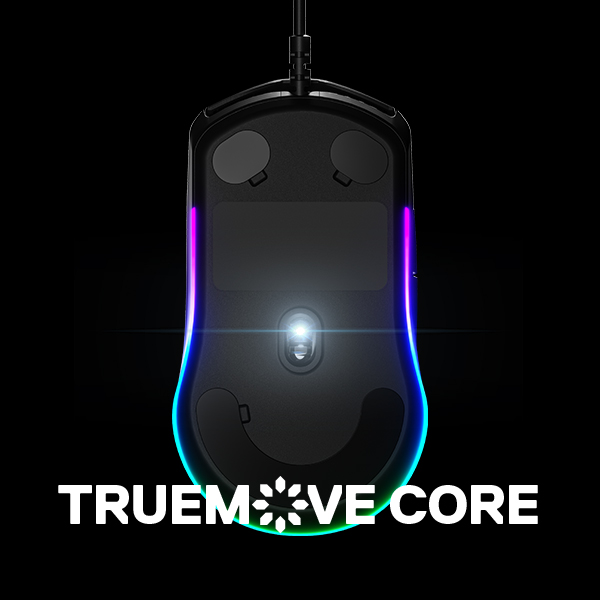 Maus SteelSeries Rival 3/ TrueMove Core optischer Gaming-Sensor SteelSeries Rival 3