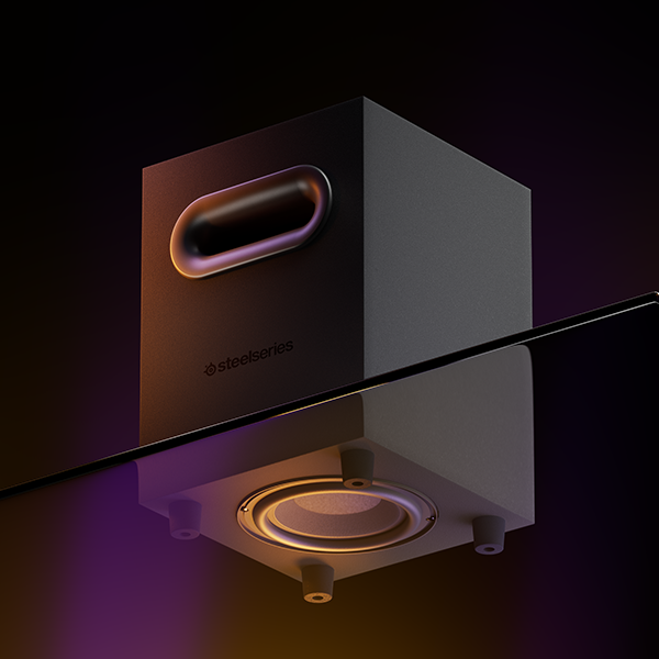 Lautsprecher SteelSeries Arena 9 / Starker Subwoofer SteelSeries Arena 9