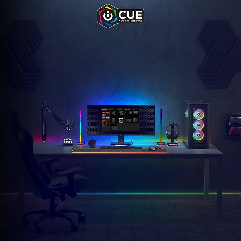 Gaming Headset CORSAIR HS80 RGB Wireless / PERFEKTIONIEREN SIE IHR SYSTEM Gaming Headset CORSAIR HS80 RGB Wireless / PERFEKTIONIEREN SIE IHR SYSTEM