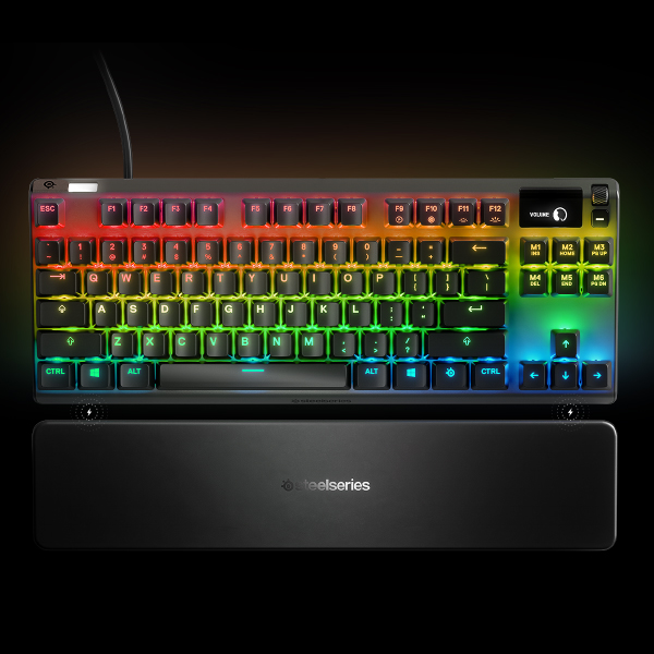 Tastatur SteelSeries Apex 7 TKL (Red Switch) / Premium-Magnethandauflage alt