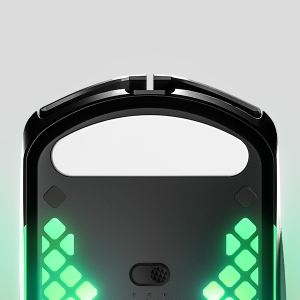 Maus SteelSeries Aerox 3 Wireless (2022) Onyx / Gleitfüße aus 100 % reinem PTFE SteelSeries Aerox 3 Wireless (2022)
