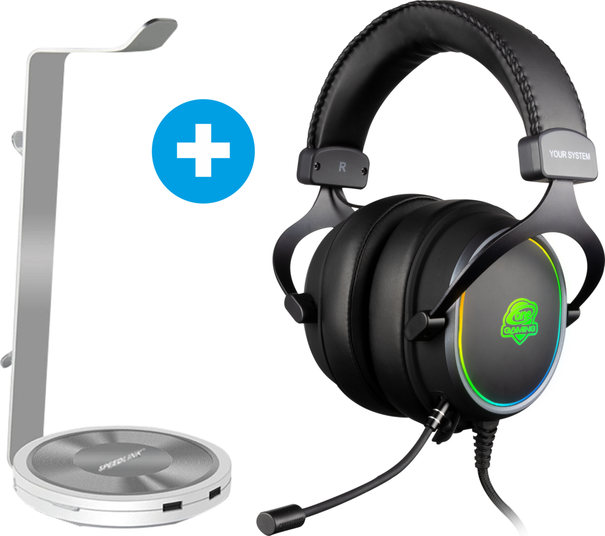 ONE GAMING Sound Bundle Headset + Headsetständer, Bild 2 (21.10.2025)