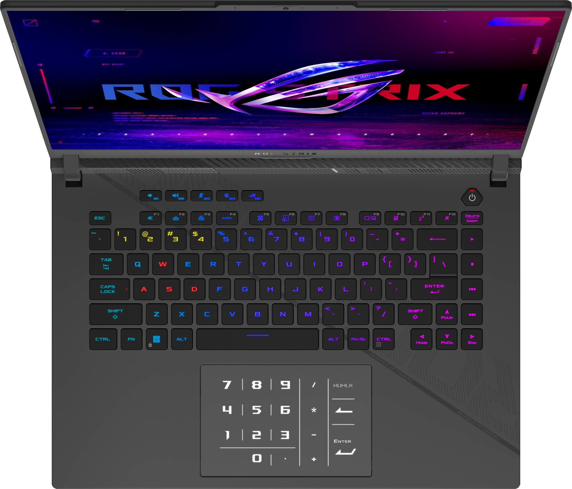 ASUS ROG Strix Scar 16 G614JZR-N4031W, Bild 2 (14.07.2024)