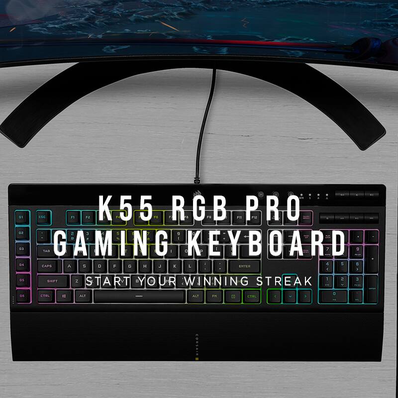 CORSAIR K55 RGB PRO - K55 RGB PRO GAMING-TASTATUR CORSAIR K55 RGB PRO