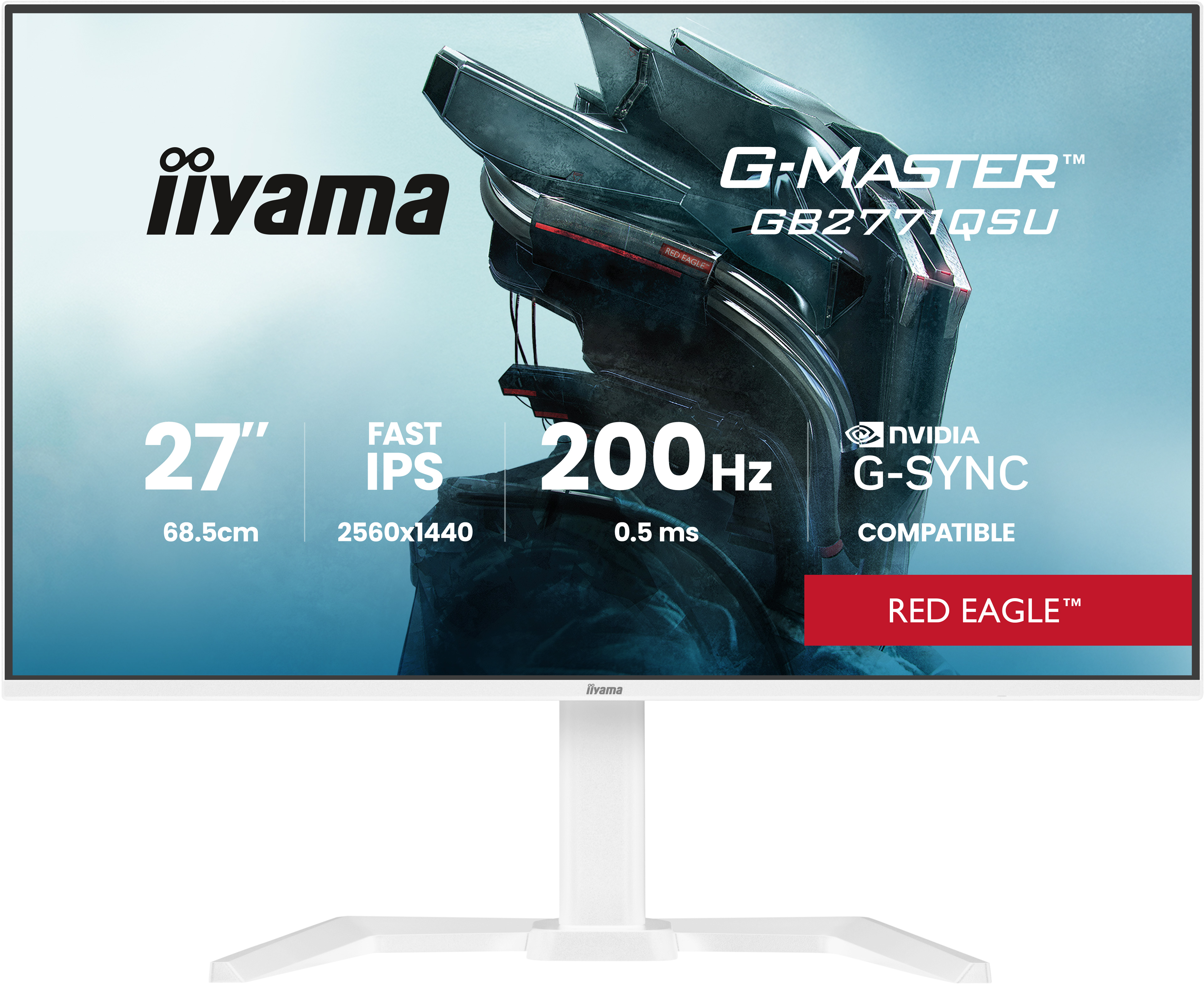 Iiyama G-MASTER GB2771QSU-W1 RED EAGLE, Hauptbild (03.03.2026)