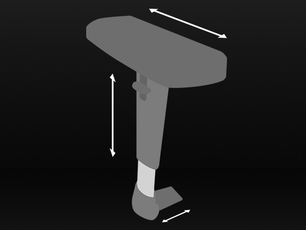 3D-Armlehnen 3D-Armlehnen