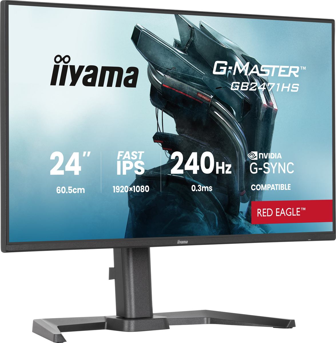Iiyama G-MASTER GB2471HS-B1 Red Eagle, Bild 3 (07.11.2025)