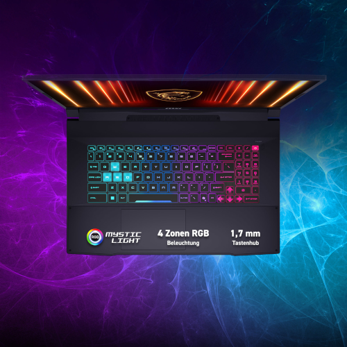 MSI Katana 17 HX B14WFK-234 - TASTATUR MIT STYLE