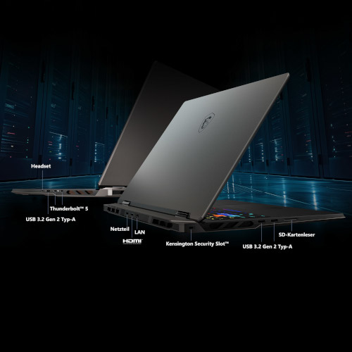 MSI Vector 18 HX AI - ANSCHLUSS-ARSENAL