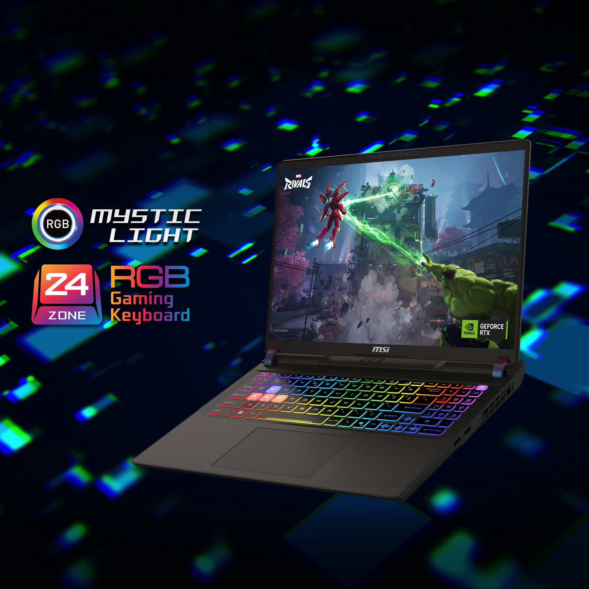 MSI Vector 16 HX AI A2XWHG-074 - TASTATUR MIT STYLE MSI Vector 16 HX AI A2XWHG-074 - TASTATUR MIT STYLE