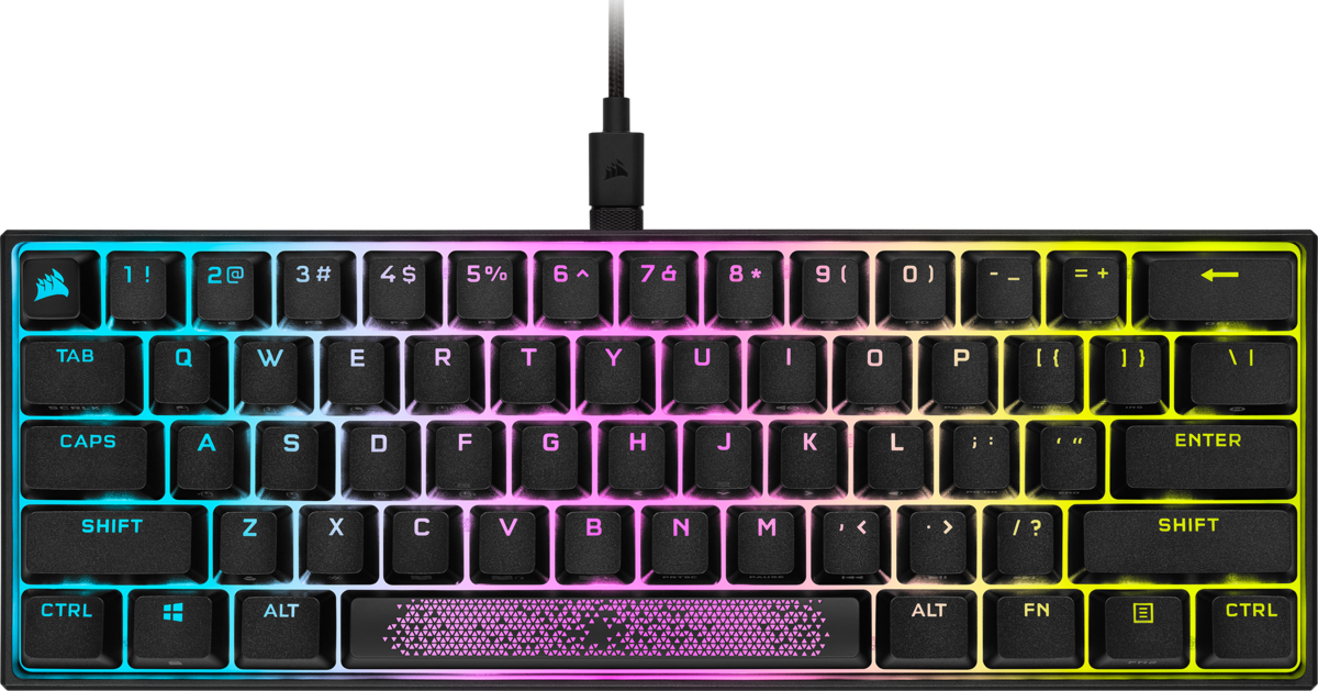 Corsair K65 RGB MINI 60%, Hauptbild (02.08.2024) Corsair K65 RGB MINI 60%, Hauptbild (02.08.2024)
