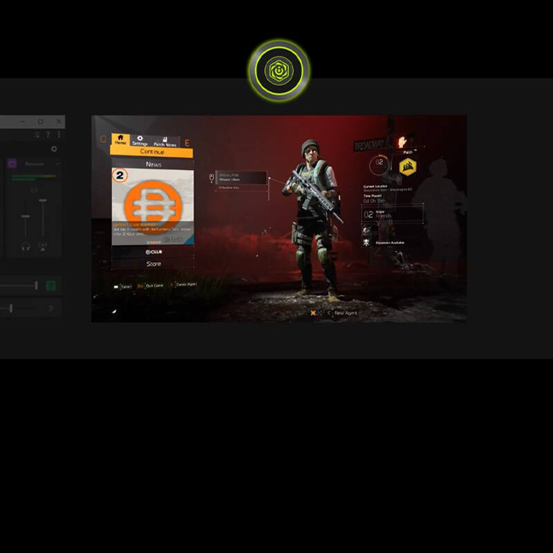 CORSAIR K100 RGB - POWER MIT AXON CORSAIR K100 RGB