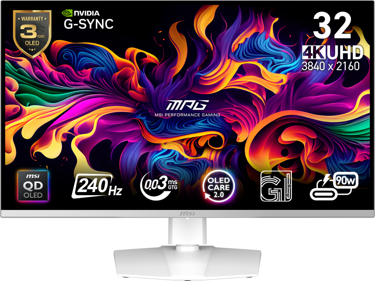 MSI MPG 321URXWDE QD-OLED, Hauptbild (03.07.2025)