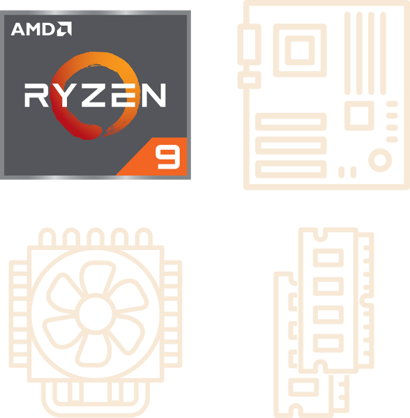 PC Aufrüstkit - AMD Ryzen 9 | XMX