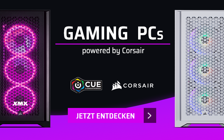 Gaming PCs powered by Corsair