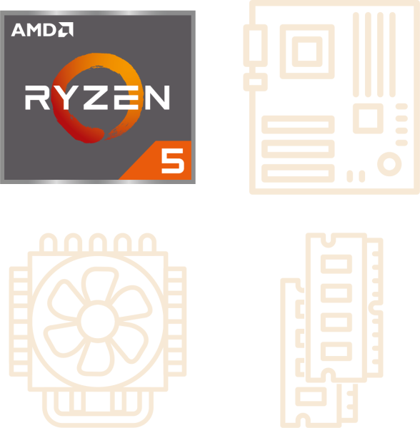 PC Aufrüstkit - AMD Ryzen 5 | XMX