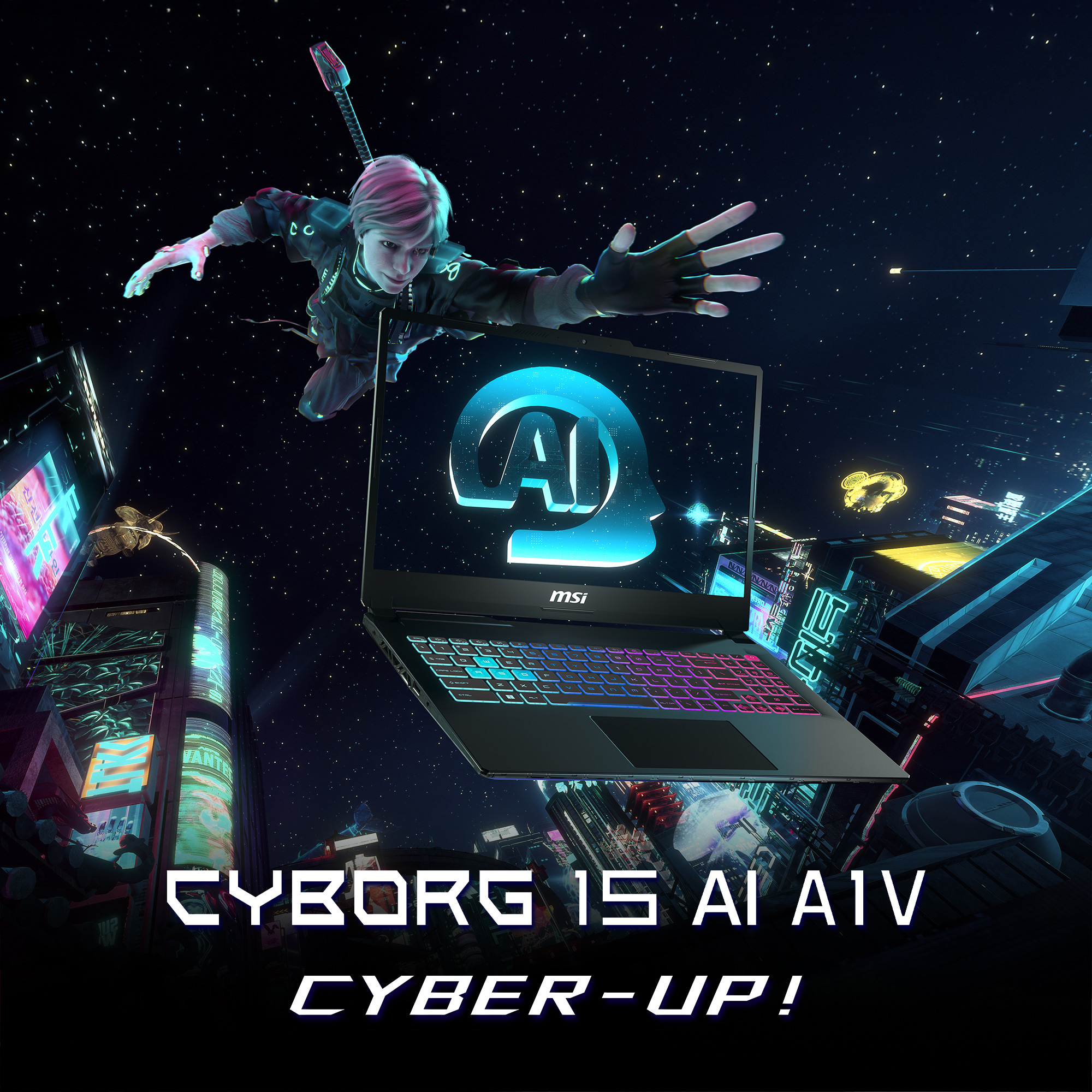 MSI Cyborg 15 AI A1VFK-033 - CYBER-UP!