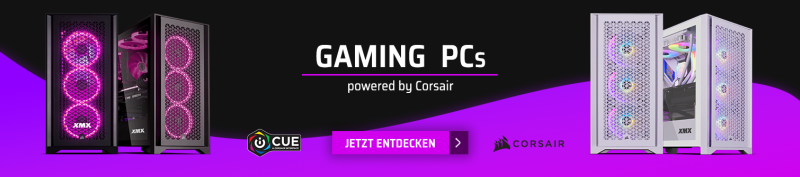 Gaming PCs powered by Corsair